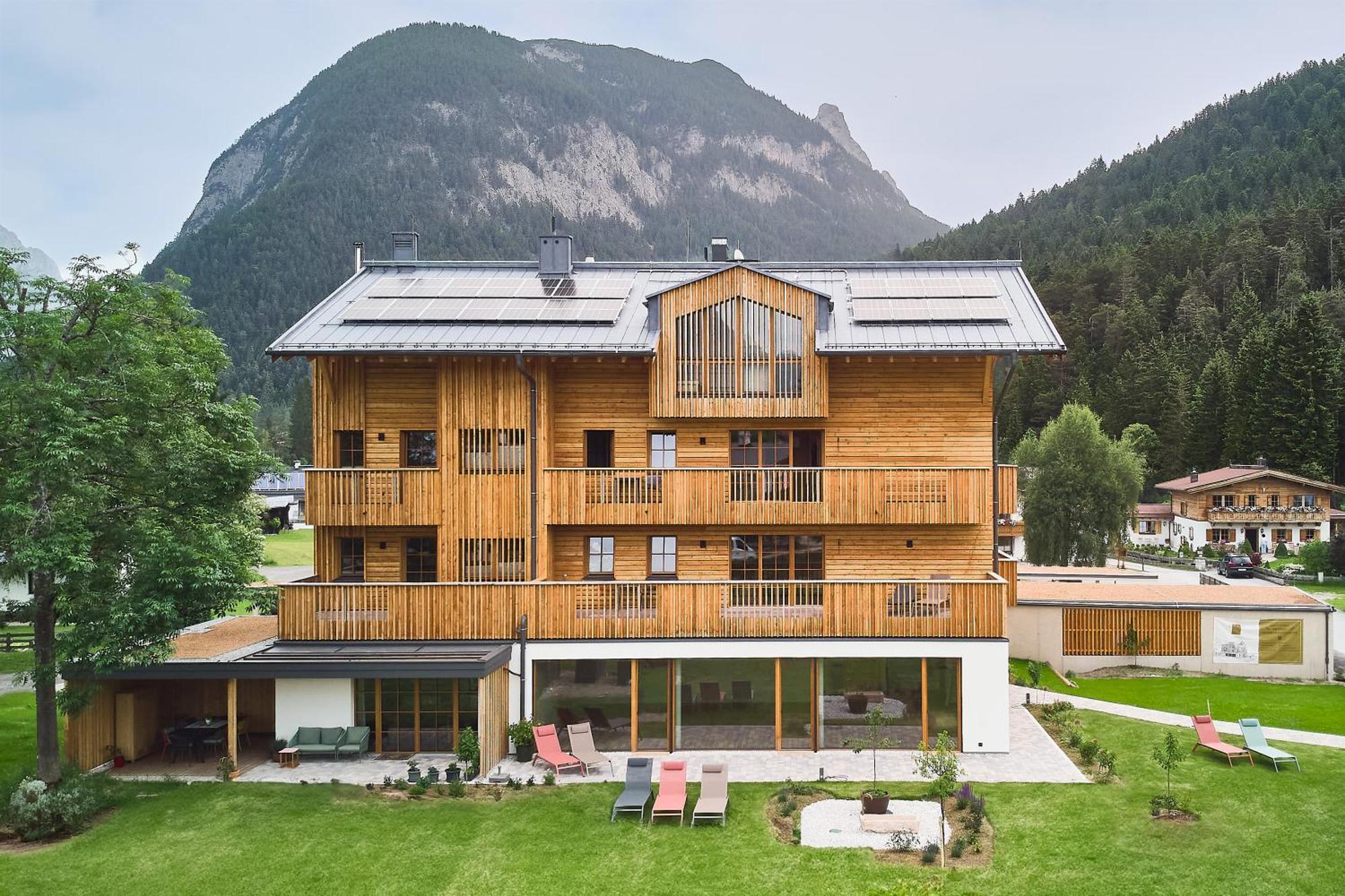 Kurblhof Natur Hotel Appartements Leutasch Eksteriør bilde
