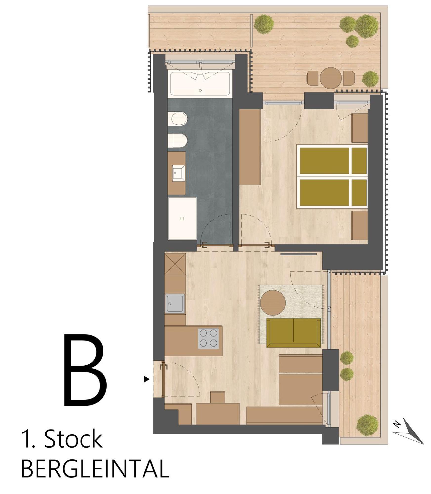 Kurblhof Natur Hotel Appartements Leutasch Eksteriør bilde